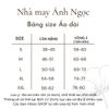  Áo dài Xanh Cổ Vịt Cổ Vuông đính ngọc trai 