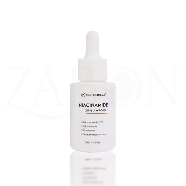 Serum niacinamide 20% AVO - Giúp cấp ẩm, sáng da, giảm thâm và chống lão hóa 30ml