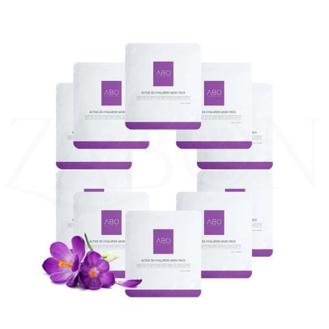 Combo 10 Mặt nạ cấp ẩm ABO - Giúp dưỡng ẩm, trắng da, căng bóng da và chống lão hóa 10 miếng x 25ml