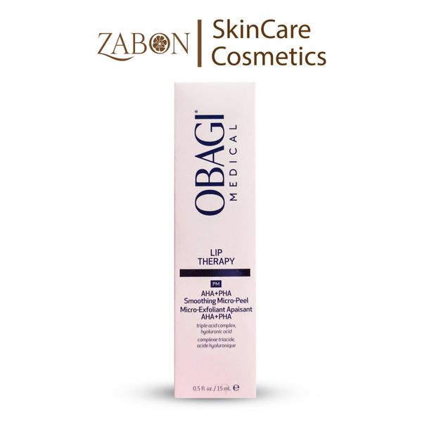 Tẩy tế bào chết môi Obagi Lip Therapy AHA + PHA Smoothing Micro-Peel giảm khô môi, làm môi mềm mịn 15ml