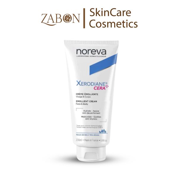 Kem Noreva Xerodiane CERA+ Emollient Cream Dưỡng Ẩm Cho Da Nhạy Cảm 200ml