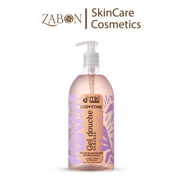 Sữa tắm MKL Green Nature Cosm'Ethik Gel Douche Pêche Blanche Bio De Provence 1000ml