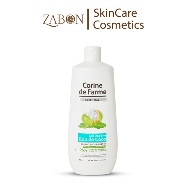 Gel tắm Corine De Farme Essential Coconut Water Shower Gel 750ml