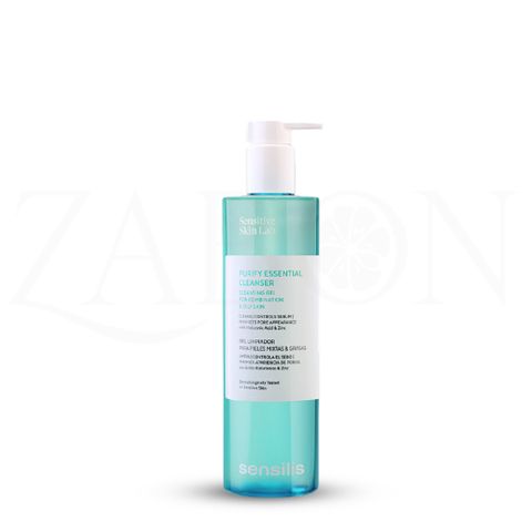 Gel rửa mặt Sensilis Purify Essential Cleanser kiểm soát nhờn cho da dầu mụn 400ml