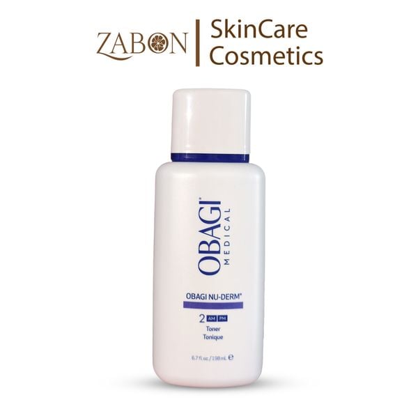 Nước hoa hồng không cồn cân bằng PH chiết xuất cây phỉ & lô hội Obagi Nu-Derm #2 198ml