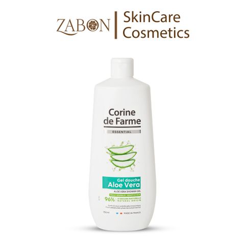 Gel tắm Corine de Farme Essential Aloe Vera Shower Gel 750ml
