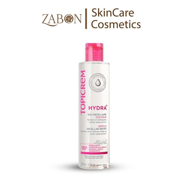 Nước tẩy trang Topicrem HYDRA+ Gentle Micellar Water dành cho nhạy cảm 200ml