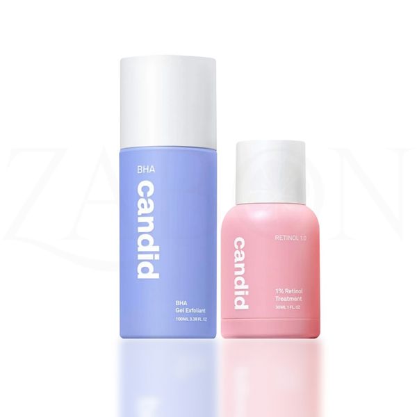 Bộ đôi hỗ trợ cải thiện da toàn diện Candid Retinol 1.0% 30ml & Hoạt chất BHA 100ml