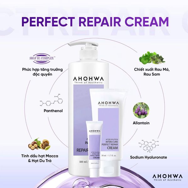 Kem Dưỡng AHOHWA Inter-Cure Perfect Repair Cream Phục Hồi Da 12ml