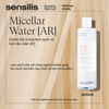 Nước tẩy trang Sensilis Micellar Water [AR] làm sạch dịu nhẹ cho da nhạy cảm 400ml
