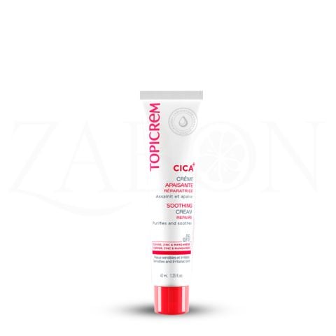 Kem dưỡng Topicrem CICA+ Soothing Cream làm dịu, thanh lọc và thúc đẩy quá trình phục hồi làn da 40ml