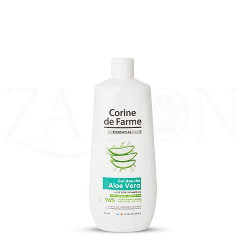 Gel tắm Corine de Farme Essential Aloe Vera Shower Gel 750ml