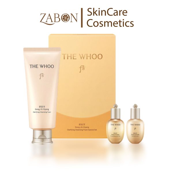 THE WHOO Gong Jin Hyang Clarifying Cleansing Foam Special Set