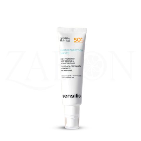 Kem chống nắng phổ rộng Sensilis Photocorrection [HA 50+] dưỡng ẩm chống lão hóa 50ml