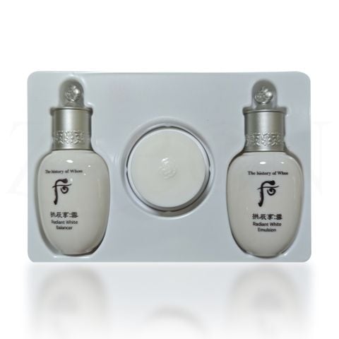 Bộ dưỡng sáng 3 bước The history of Whoo Gongjinhyang: Seol Radiant White 3pcs Special Gift Kit