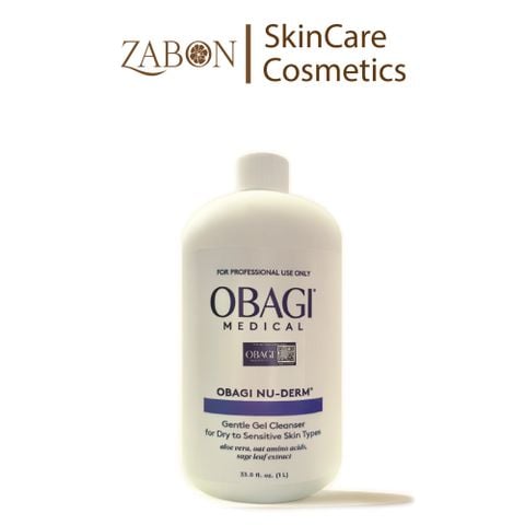 Sữa rửa mặt dịu nhẹ OBAGI NU-DERM Gentle Gel Cleanser 1L