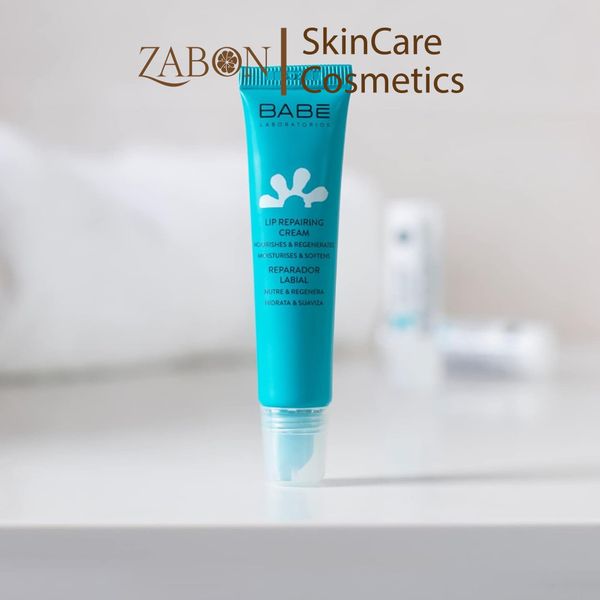 Son dưỡng LABORATORIOS BABÉ Lip Repairing Cream làm mềm môi, giảm nứt nẻ, giúp môi căng mọng 15ml