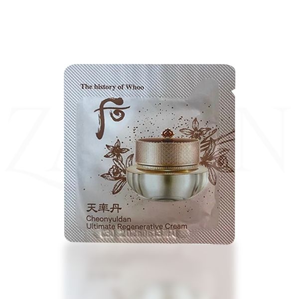 Combo 20 Sample Kem Dưỡng Whoo Tái Sinh Chống Lão Hóa Ultimate Regenerating Cream 1ml
