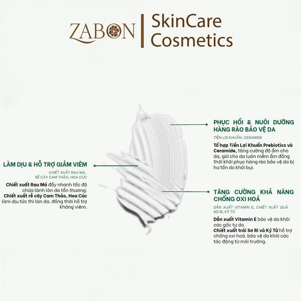 Bộ 3 PORÊVES làm sạch dịu nhẹ, dưỡng ẩm, làm mềm và phục hồi da