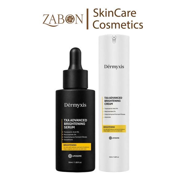 Combo Tinh chất DERMYXIS TXA ADVANCED  BRIGHTENING SERUM 50ml và Kem dưỡng DERMYXIS TXA ADVANCED  BRIGHTENING CREAM 50ml