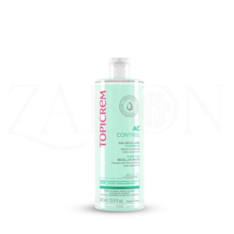 Nước tẩy trang Topicrem AC CONTROL Purifying Micellar Water dành cho da dầu mụn 400ml