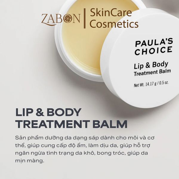 Sáp Paula's Choice Lip & Body Treatment Balm dưỡng ẩm dành cho môi và phần da khô trên cơ thể 14.17g