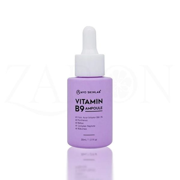 Serum AVO vitamin B9 làm dịu da hỗ trợ quá trình phục hồi và cấp ẩm cho da 30ml