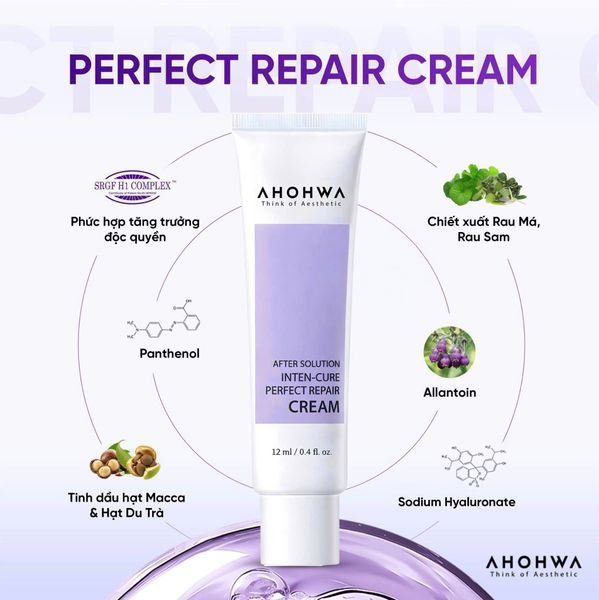 Kem Dưỡng AHOHWA Inter-Cure Perfect Repair Cream Phục Hồi Da 12ml