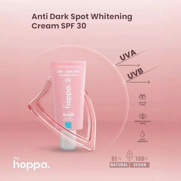 Kem dưỡng The Hoppa Anti-Dark Spot & Whitening Cream SPF30 chống nắng sáng da & mờ vết thâm 50ml
