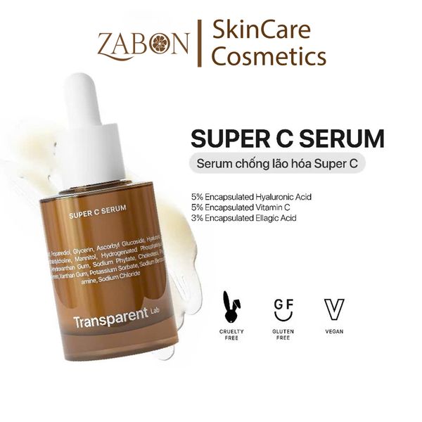 Huyết thanh TRANSPARENT LAB SUPER C SERUM làm sáng da 30ml