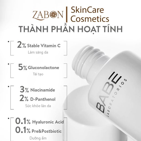 Bộ Đôi Lotion Và Tinh Chất Dưỡng Sáng Mờ Thâm Nám BABE DEPIGMENT+ Lotion Glow 150ml & Intensive Serum 30ml