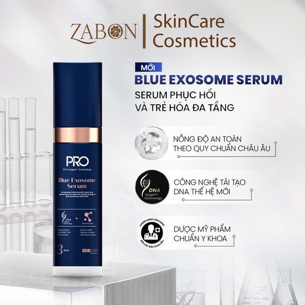 Serum MD CARE Blue Exosome phục hồi và trẻ hóa đa tằng 30ml
