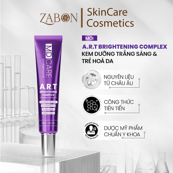 Kem dưỡng MD CARE A.R.T BRIGHTENING COMPLEX sáng da và cải thiện nếp nhăn 30ml