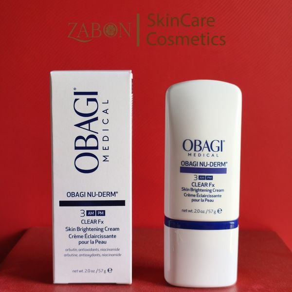 Kem dưỡng Obagi Nuderm Clear 3FX làm sáng da, mờ thâm nám và chống lão hóa 57g