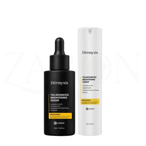 Combo Tinh chất DERMYXIS TXA ADVANCED  BRIGHTENING SERUM 50ml và Kem dưỡng DERMYXIS TXA ADVANCED  BRIGHTENING CREAM 50ml