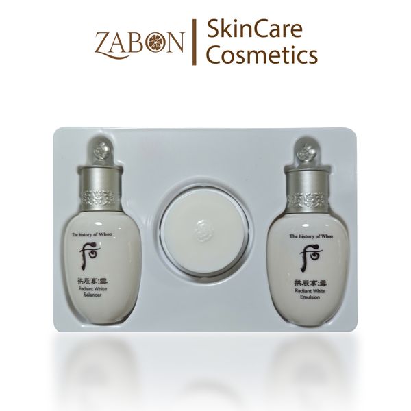 Bộ dưỡng sáng 3 bước The history of Whoo Gongjinhyang: Seol Radiant White 3pcs Special Gift Kit