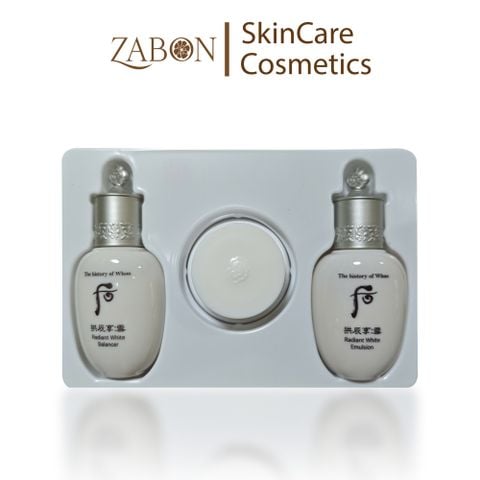 Bộ dưỡng sáng 3 bước The history of Whoo Gongjinhyang: Seol Radiant White 3pcs Special Gift Kit