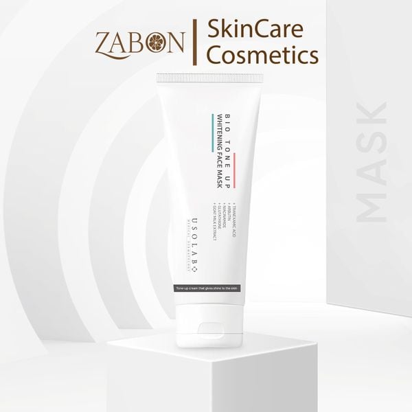 Kem ủ sáng mặt Usolab Bio Tone Up Whitening Face Mask giúp sáng da, cải thiện sắc tố 250ml