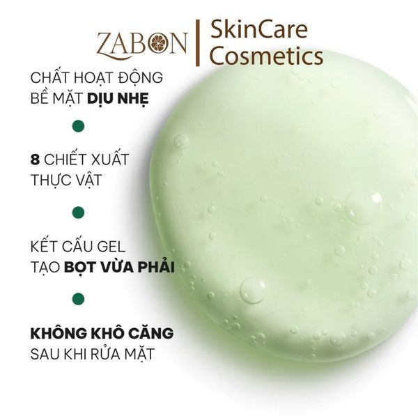 Gel rửa mặt PORÊVES chiết xuất 8 loại thảo mộc Botanical Face Cleanser dịu nhẹ với mọi loại da 50ml