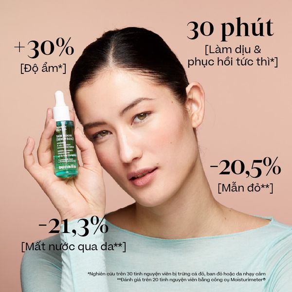 Tinh chất Sensilis Skin Rescue [Serum SOS] làm dịu, phục hồi da thương tổn 30ml