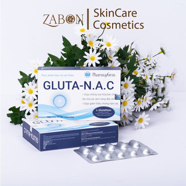Viên uống TPBVSK GLUTA-N.A.C cung cấp dưỡng chất giúp cải thiện vẻ ngoài của da, góp phần hỗ trợ làm sáng da