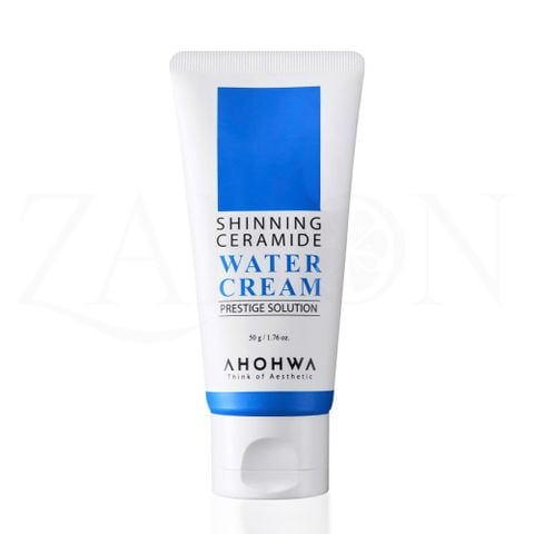 Kem Dưỡng Ahohwa Shinning Ceramide Water Cream Cấp Nước, Căng Bóng 50g