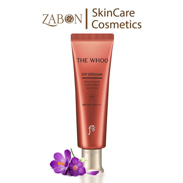 Tinh chất chống nắng chống lão hóa, chống oxy hóa làm dịu da The Whoo UV Red Vitamin Sunscreen 50ml