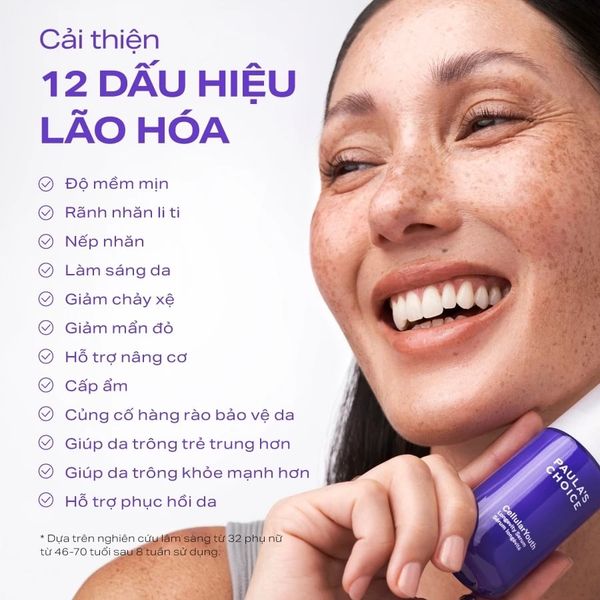 Tinh chất Paula’s Choice NAD+ CellularYouth Longevity Serum cấp ẩm, hỗ trợ da sáng mịn, đều màu 30ml
