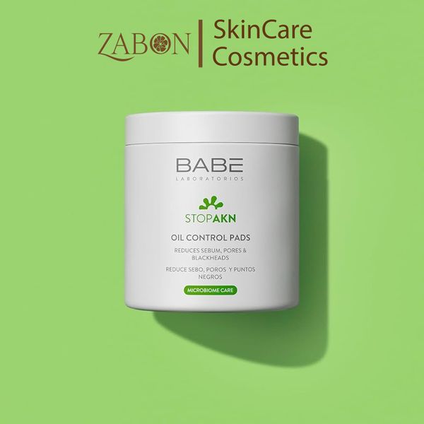 Miếng Pad BABE STOP AKN OIL CONTROL PADS kiểm soát dầu, giảm mụn, cho làn da sạch (60 miếng x 1 hộp)