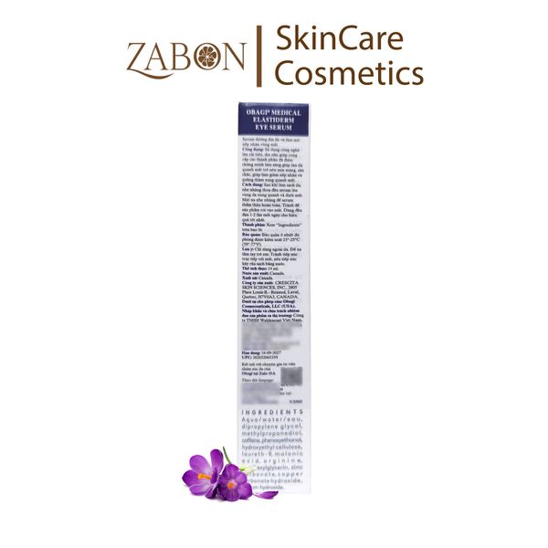 Tinh Chất Dưỡng Mắt Obagi Elastiderm Eye Serum 14ml