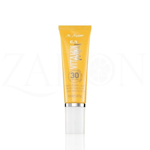 Tinh chất Vitamin C hợp chất dưỡng da tích hợp chống nắng M. Asam® VITAMIN C Protective Fluid SPF30 50ml