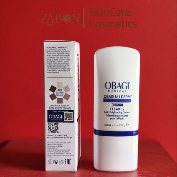 Kem dưỡng Obagi Nuderm Clear 3FX làm sáng da, mờ thâm nám và chống lão hóa 57g