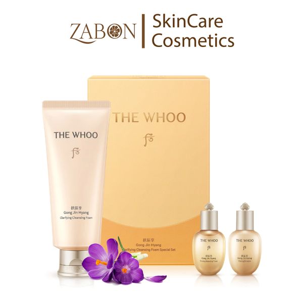 THE WHOO Gong Jin Hyang Clarifying Cleansing Foam Special Set