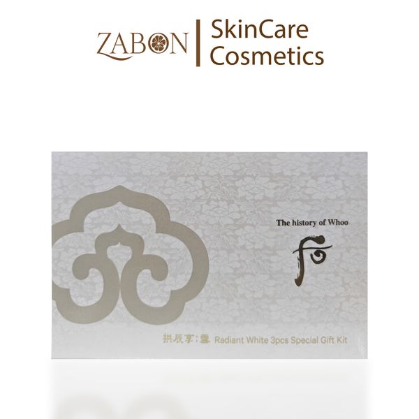 Bộ dưỡng sáng 3 bước The history of Whoo Gongjinhyang: Seol Radiant White 3pcs Special Gift Kit
